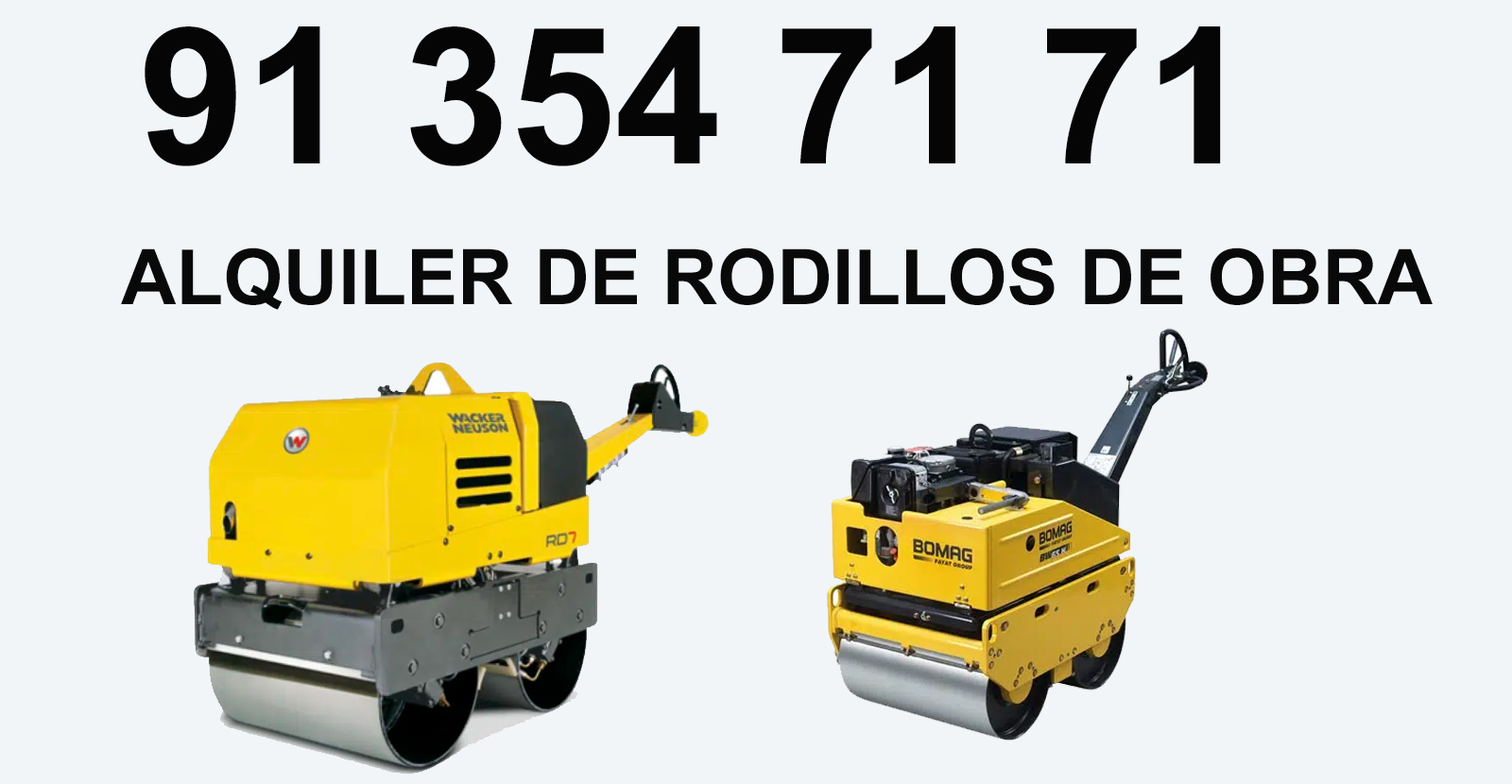 Maquina rodillos de Compactación de alquiler en Torrejón De Velasco