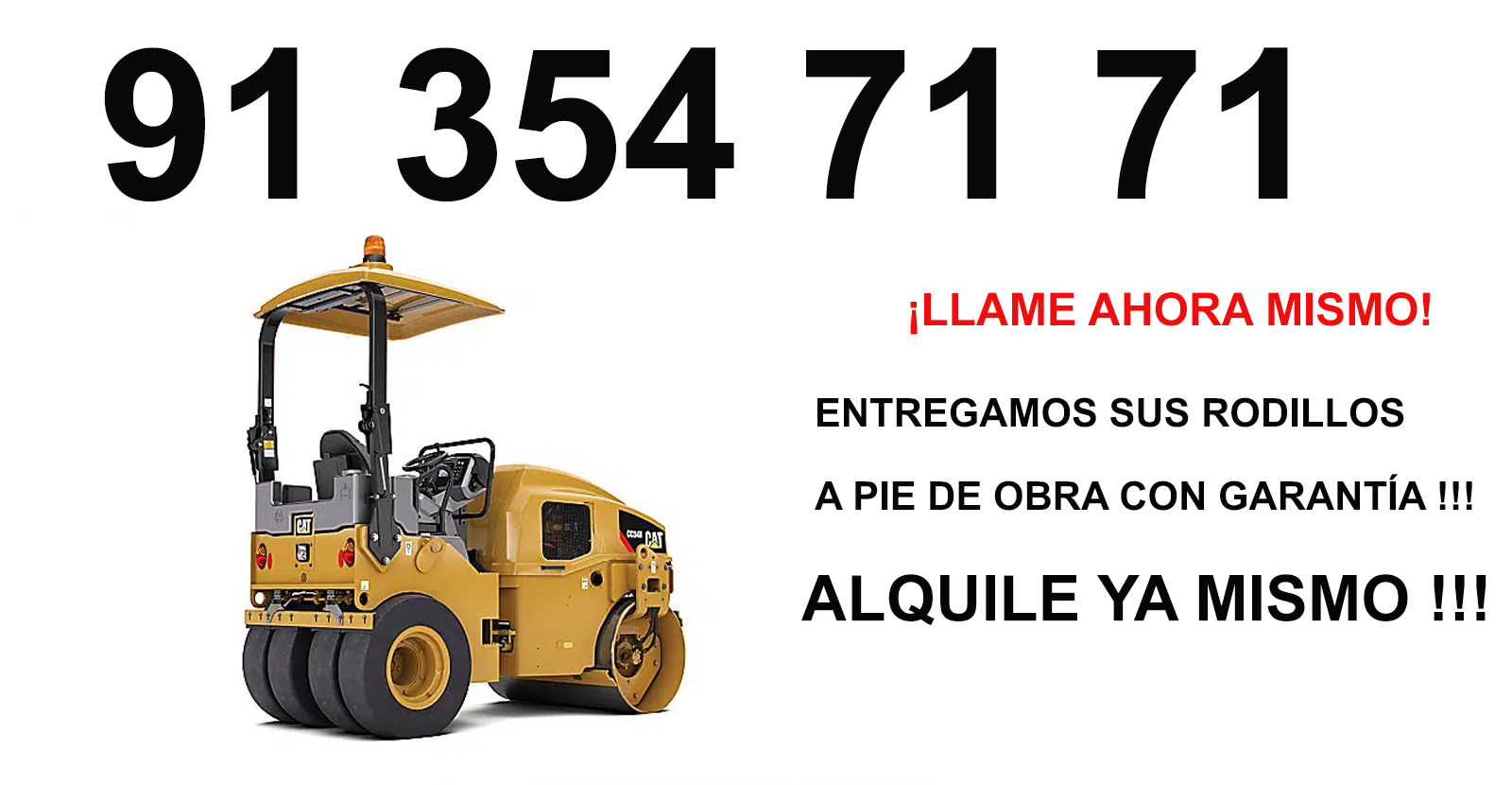 Rodillos de Compactación en Alquiler en Torrejón De Velasco